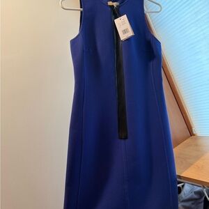 Michael Kors Collection Cobalt Blue Midi Dress